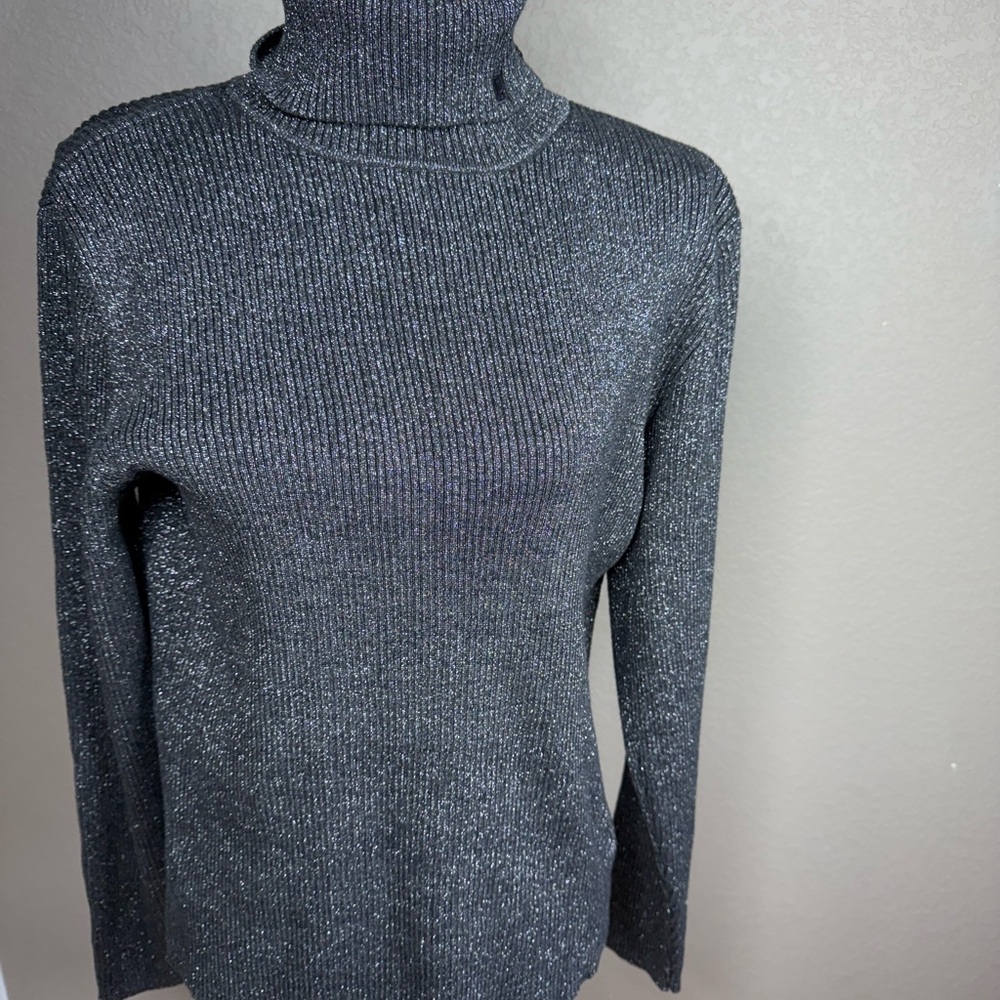 Lauren Ralph Lauren Black Cowl Turtleneck‎ Sweater
